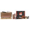 G.B.S Whetstone Knife Sharpening Stone 2 Sided Grit 3000/8000 Waterstone and Mens Wood Shaving Set - Razor 5/8' and Case, Razor Strop Brush Bowl and Soap Brush and Razor Stand Honing Paste Alum Block view 1
