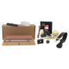 G.B.S Whetstone Knife Sharpening Stone 2 Sided and Shaving Set - Straight Razor, Honing Sharpening Strop, Leather Case, Ceramic Mug, Shaving Brush with Stand, Alum, Shaving Soap & Strop Paste (Ivory) view 1