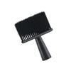 Healifty 2pcs Broken Hair Brush Soft Bristle Hair Cutting Brush for Neck Cleaning Portable Plastic Handle for Salon and Home Use view 4