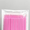i-Laesh 200Pcs Medium Tip Micro Brushes - Microswabs for Eyelash Extensions - Microbrush Applicators Brush - Cotton Swabs Qtips for Eye Dental Lashes Eyebrow and Personal Care (Pink) view 4