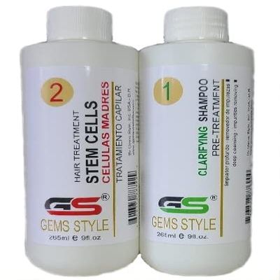 GS Gems Style Stem Cells Hair Treatment Celulas Madres Tratamiento Capilar 9 oz / 260 ml