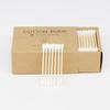 Healifty 200pcs Type Cotton Swabs Cotton Buds Kraft Paper Box for Makeup Cleaning and Personal Care Travel-friendly Design view 4