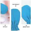 Healifty 1pair Heat Mitts Elastic Covers Gel Moisturizing Warming Exfoliating Lotion Mask Machine Hands Blue Sleeping Mittens Preservation Hot Oil, Paraffin view 2