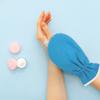 Healifty 1pair Heat Mitts Elastic Covers Gel Moisturizing Warming Exfoliating Lotion Mask Machine Hands Blue Sleeping Mittens Preservation Hot Oil, Paraffin view 4