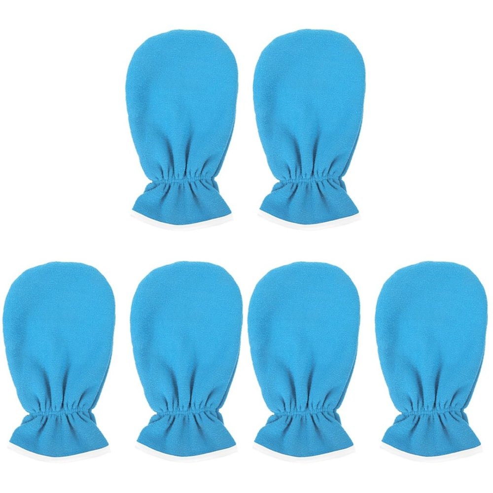 Healifty Moisturizing Hand Gloves with Paraffin Wax Bags 3 Pairs Sliding Gloves for Intensive Hand Repair and Skin Softening 11.4 X 6.3 Inches