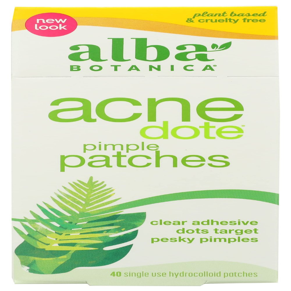 Alba Botanica Acnedote Pimple Patches, Plant Based, 40 Each (Pack Of 1)