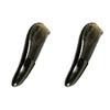 Healifty 2pcs Cattle Horn -static Hair Comb for Massage and Hairdressing -friendly Design Smooth Grip Reduces and Stimulates Scalp Circulation view 1