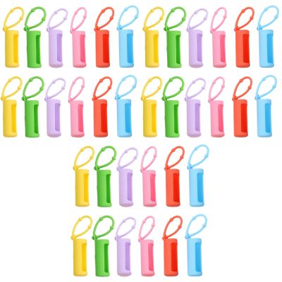Healifty Silicone Eye Roller Bottle Cover Case 6.6 Inch Essential Oil Bottle Holder with Adjustable Belt Loop Travel Refillable Oil Protector