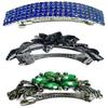 Set of 3 3 Styles Set of 3 Styles Vintage Bar Barrettes Flower Barrettes0004sapphire0014jet0052aqua view 2