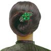 Set of 3 3 Styles Set of 3 Styles Vintage Bar Barrettes Flower Barrettes0004sapphire0014jet0052aqua view 3