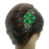 Set of 3 3 Styles Set of 3 Styles Vintage Bar Barrettes Flower Barrettes0004sapphire0014jet0052aqua view 4