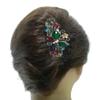 Set of 3 3 Styles Butterfly/Flower Barrette 0053multid0014jet0052Aqua-3 view 3