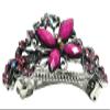 Set of 3 3 Styles Butterfly/Flower Barrette 0053HP0014jet0052coolGray-3 view 2