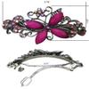Set of 3 3 Styles Butterfly/Flower Barrette 0053HP0014jet0052coolGray-3 view 4