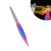 10pcs Metal Stainless Professional Trimmer Double Sided Manicure for Rod Grinding and Fork Files Tools Steel Tip Cuticle Nail File Polishing Pedicure Buffers Polisher Art Sides view 3