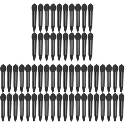 FRCOLOR 3sets Double-ended Silicone Lip Mask Applicator Brush Makeup Tools for Lip Balm Gloss and Care for Home and Salon Use