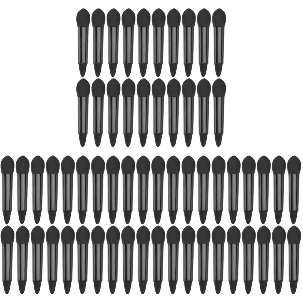 FRCOLOR 3sets Double-ended Silicone Lip Mask Applicator Brush Makeup Tools for Lip Balm Gloss and Care for Home and Salon Use