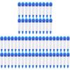 minkissy 3sets Double-ended Silicone Makeup Brush Wax Applicator Sticks Blending Sponges Facial Tools Exfoliate Face Easy Clean Dry Storage Professional Lip Makeup Supplies view 1