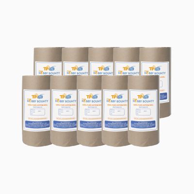 Cotton Roll Undercast Padding Roll Soft and Absorbent Cotton Makeup Remover in an Easy to Tear & Use for Art Projects, Packaging and Craft 100 Gram (Pack of 50)