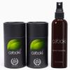 CABOKI VALUE PACK 1, 2x30G Hair Building Fibers Plus Hair Fiber Spray. 180-Day supply, Light Brown view 1