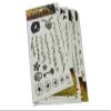 10 Pieces Paste Temporary Self Transfer Arabic Tattoo Stickers Black Arabic Tattoo Waterproof , Islamic Henna Designs Body Art view 4