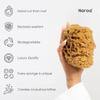 Naroa Massage Natural Shower Sponge | Unbleached Body Scrubber Puff | Bath Sea Loofah for Healthy Skin | Sustainable Plastic Free (Medium) view 4