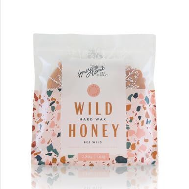 Honeycomb's Professional Hard Wax, All-Purpose, No Strips Needed, Solid Wax Honey Smooth Texture, Easy Removal, Peel-Off Wax (Wild Honey, 35.2 Ounce (Pack of 1))