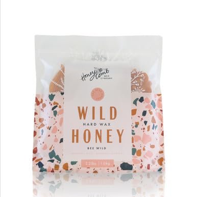 Honeycomb's Professional Hard Wax, All-Purpose, No Strips Needed, Solid Wax Honey Smooth Texture, Easy Removal, Peel-Off Wax (Wild Honey, 35.2 Ounce (Pack of 1))