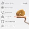 Naroa Soft Natural Sponge Large | Gentle Sea Loofah for Bathing Smooth Skin | Unbleached Shower Body Scrubber Puff | Bath & Spa (L) view 3