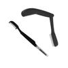 FOMIYES 6pcs Foldable Eyebrow Grooming Tool Stainless Steel Plastic Handle Portable Eyebrow Comb and Brush Travel-friendly Design Accessory view 2