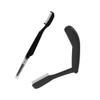 FOMIYES 4pcs Foldable Eyebrow Comb Stainless Steel Plastic Handle Grooming Tool for Eyebrow Types Portable Design for Go Use Comb for Women Girls view 4