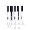 5pcs 10ml Empty Mascara Tube with Eyelash Wand, Eyelash Cream Container Bottle with Funnels Transfer Pipettes view 3