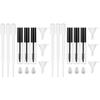 Healifty 18pcs Voluminous Mascara Tube Refills Empty Eyeliner Tube for Lash Extension Supplies view 1