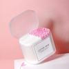 minkissy 2packs Cotton Buds Double-headed Swabs for Makeup Ear Cleaning Disposable Cleaning Tool for Home Travel White view 3
