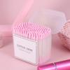 minkissy 2packs Disposable Double-headed Cotton Swabs Multipurpose Makeup Tool for Beauty Ear Cleaning and Crafts for Home and Travel Pink view 4