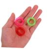 FOMIYES Scissors Finger Ring Inserts Comfortable Silicone Scissor Ring for Barbers Hair Styling Pet Grooming 16 Pack view 3