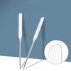 minkissy 3pcs Stainless Steel Cosmetic Mixing Tool Makeup Spatula for Blending Colors Professional Beauty Shops Easy to Use and Mixing Rods view 3