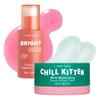 I DEW CARE Bright Side Up Brightening & Hydrating Vitamin C Serum with Niacinamide + I Dew Care Moisturizer Face Cream - Chill Kitten 1.69 Fl Oz Bundle view 1