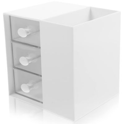 minkissy Plastic Makeup Holder Multi-function Box Desktop Cosmetic Storage Organize Your Beauty Products