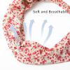 AWAYTR Women's Hairband - 3PCS Long Head Wraps Bands, Chiffon Criss Cross Head Wraps, Non Slip Hair Band(Curry, Blue, Beige) view 4