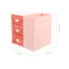 minkissy Style Makeup Organizer Multi-compartment Cosmetics Storage Case for Office Desktop Bathroom Versatile Makeup Brush Holder for Easy Organization view 2