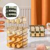 Zerodeko 1set Desktop Lipstick Organizer Stackable Lipstick Rack for Makeup Artists Space-Saving Design Lip Gloss and Lip Glaze Storage Fashionable Decorative Holder for Home Use view 4