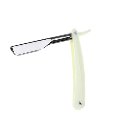 minkissy 2pcs Shave Parlors Vintage Barber Without Husband Beard Shaver Hair Blades Dad Manual Shaper for Barbershops Folding Birthday Edge Metal Knife Shaving Moustache