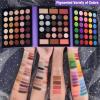 UCANBE Eyeshadow Palette with 15Pcs Brushes Makeup Set, Pigmented 86 Colors Make Up Sets Valentine's Day Gift, Matte Shimmer Glitter Eye Shadow Pallet Highlighter Contour Blush Powder Brush Beauty Kit view 2