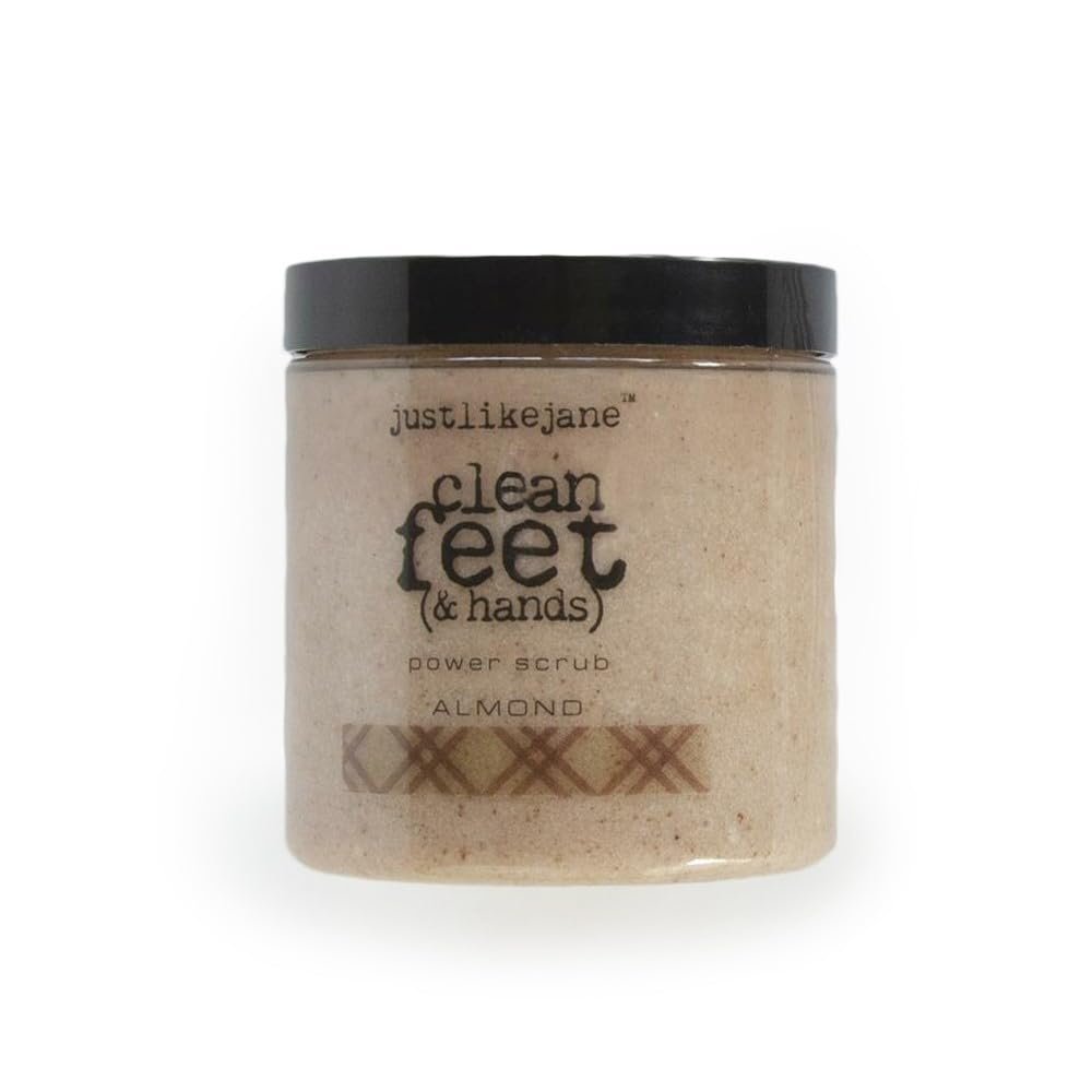 Just Like Jane Foaming Sugar Scrub | Clean Feet & Hands | 11.5 oz | 2 Scents | Scent: Almond