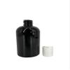 Natural Farms 4 oz Black Boston Plastic Bottles -12 Pack Empty Bottle Refillable - BPA Free - Essential Oils - Aromatherapy | White Press Down Disc Cap - Made in the USA view 3