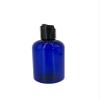 Natural Farms 4 oz Blue Boston Plastic Bottles -12 Pack Empty Bottle Refillable - BPA Free - Essential Oils - Aromatherapy | Black Press Down Disc Cap - Made in the USA view 2