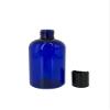 Natural Farms 4 oz Blue Boston Plastic Bottles -12 Pack Empty Bottle Refillable - BPA Free - Essential Oils - Aromatherapy | Black Press Down Disc Cap - Made in the USA view 3