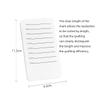 Beaupretty 3pcs Acrylic Eyelash Display Tray with Scale Handheld Lash Holder for Eyelash Extensions Design for Easy Application and Measurement from view 4