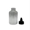 Natural Farms 4 oz Clear Boston Plastic Bottles -12 Pack Empty Bottle Refillable - BPA Free - Essential Oils - Aromatherapy | Black Twist Top Cap - Made in the USA view 3